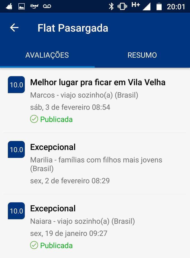 Flat Pasargada 906, Free Bikes, Pe Na Apartment Vila Velha (Espirito Santo)